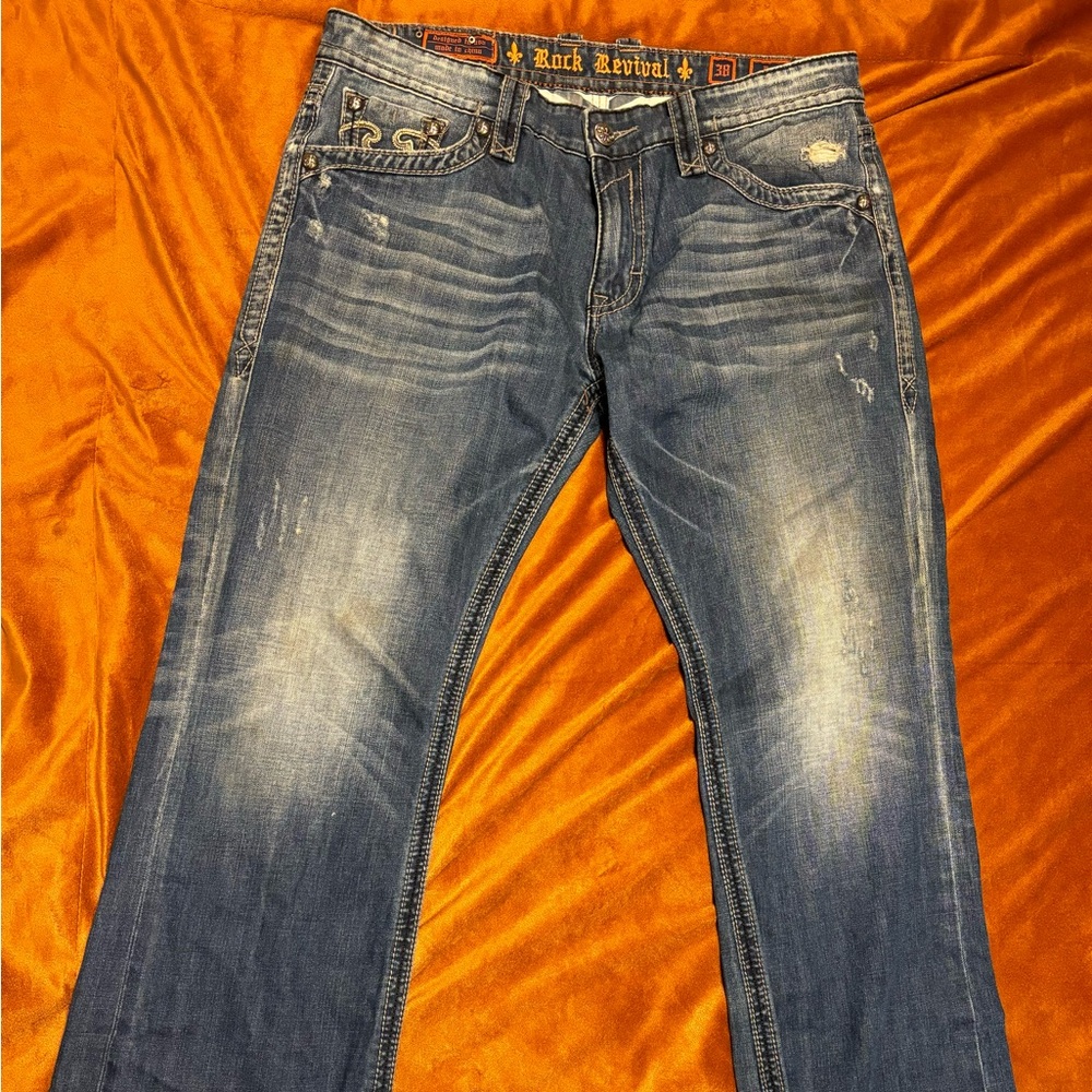 Men’s rock revival jeans